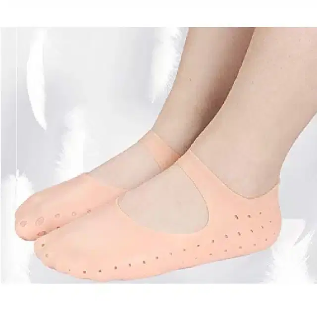 Silicone Gel Heel Socks, Assorted, Set of 1