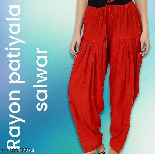 Salwar for Women (Red, 28)