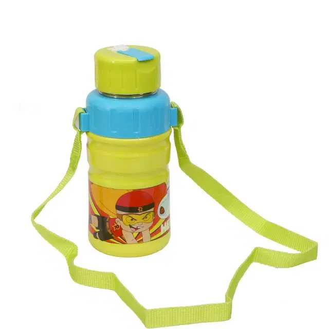 Insulated Stainless Steel Kids Sipper Water Bottle Steel Safe, Green, 400 ml, J-137