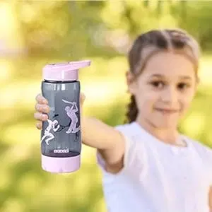 Plastic Water Bottle For Kids ,Multicolour ,(600ML) , Pack Of 2