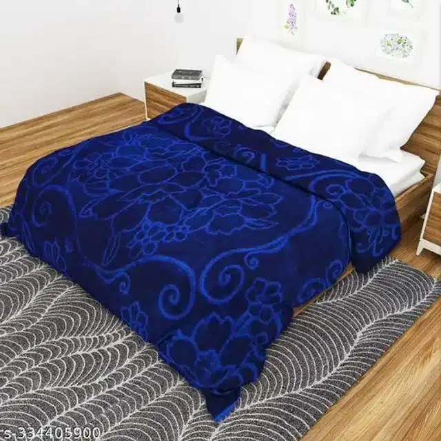 Microfiber Double Bed Blanket, Multicolor