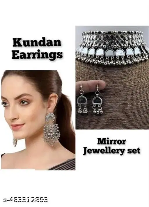 Latest combo oxidized jewellery set