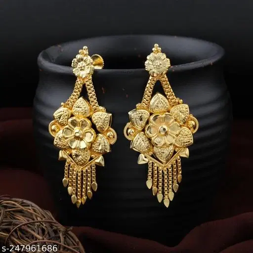 Gold Plated Earring/Stud For Women'S/Girls