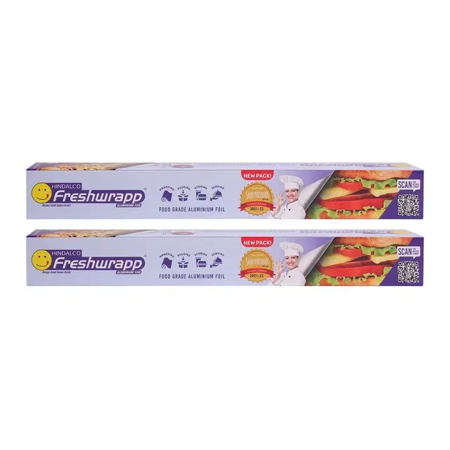 Freshwrapp Aluminium Foil (33+ 17 g) Buy 1 Get 1 Free