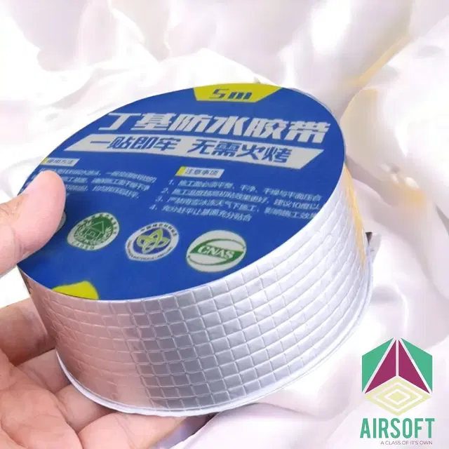 Aluminium Single Sided Self Adhesive Tape, Silver, 5 m