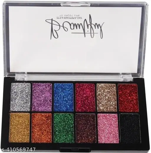 12 Color Eye Shadow Palette, Multicolor, Pack of 1