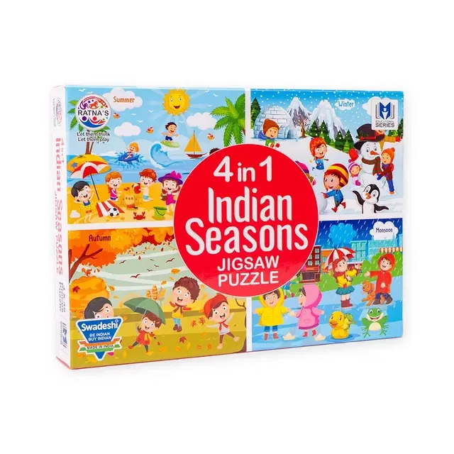 Ratna's 4in1 Indian Seasons Jigsaw Puzzle