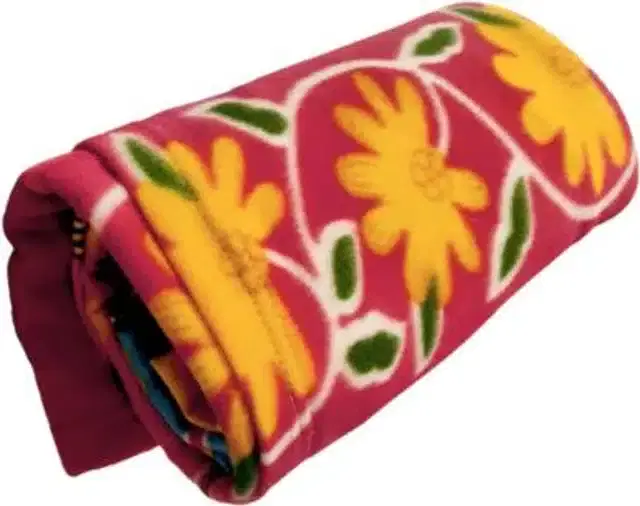 Fleece Printed Blankets, Multicolor, 210x140 cm