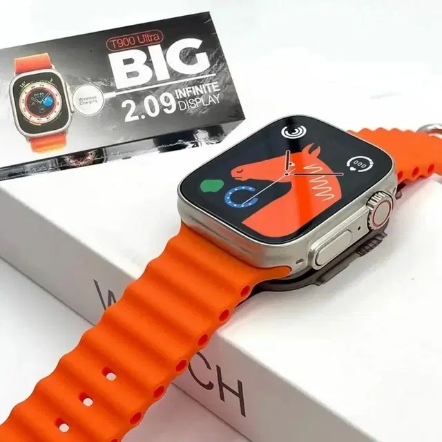 Silicone T800 Ultra Smartwatch, Orange