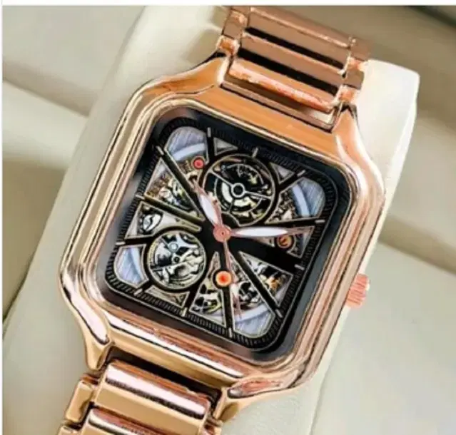 Analog Watch for Women (Gold & Black)