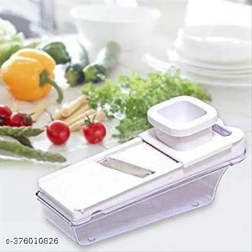 Plastic Dry Fruit & Vegetables Slicer for Kitchen, White, Pack of 1