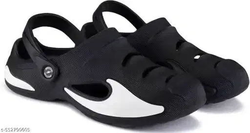 EVA Clogs for Men (Black, 8)