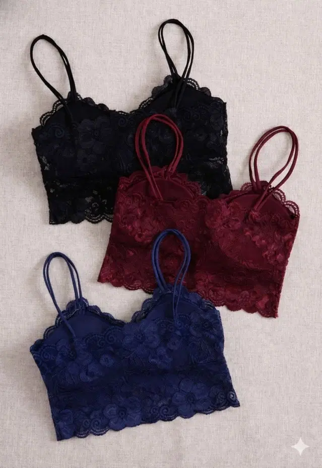 Cotton Solid Padded Bras for Women, Multicolour, Pack of 3 (28)