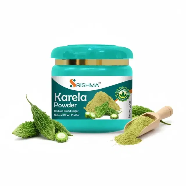 Srishma Natural Karela, Momordica Charantia / Bitter Gourd Powder, 200 g