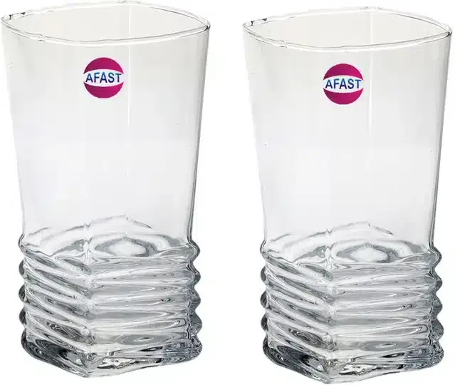 Fancy Water & Wine Glass, 300 ml, Pack of 2