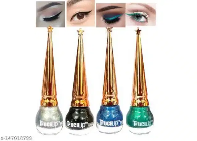 Glitter Liquid Eyeliner, Multicolor, Pack of 4