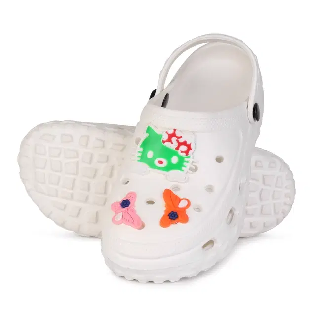 Clogs for Women, White (5)