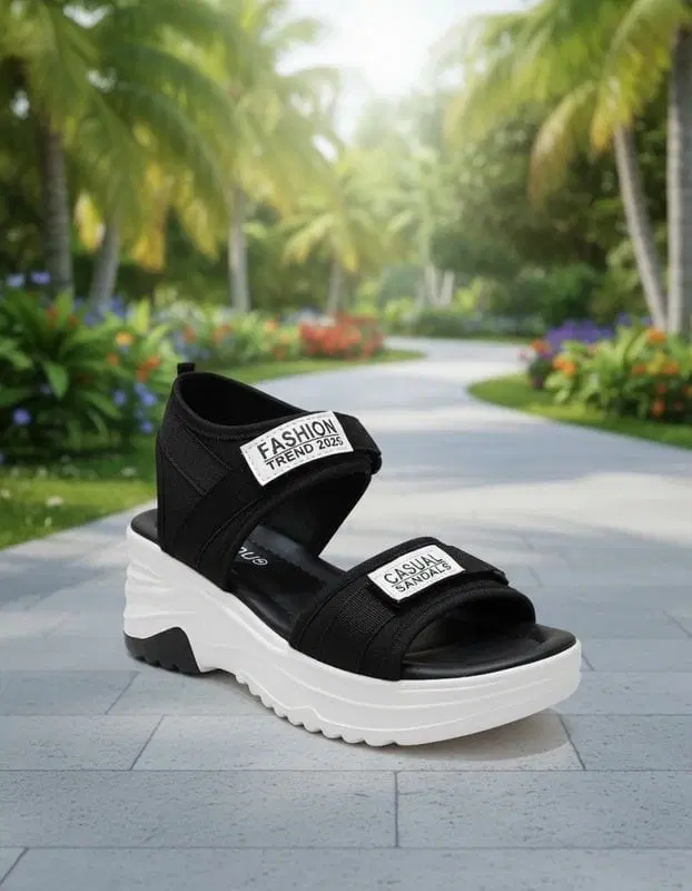 Sliders for Women, Black (4)