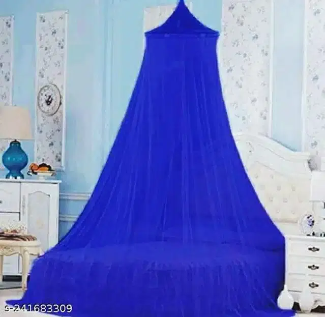 Polyester Mosquito Net, Royal Blue, 6.7x6.5 Feet