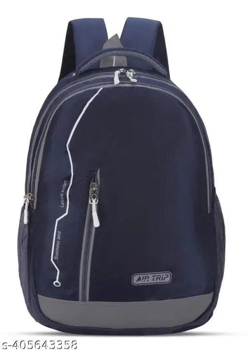 Polyester Backpack for Men & Women, Blue