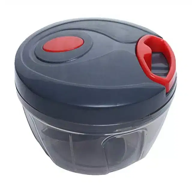 Manual Vegetable Chopper, Black, 350 ml