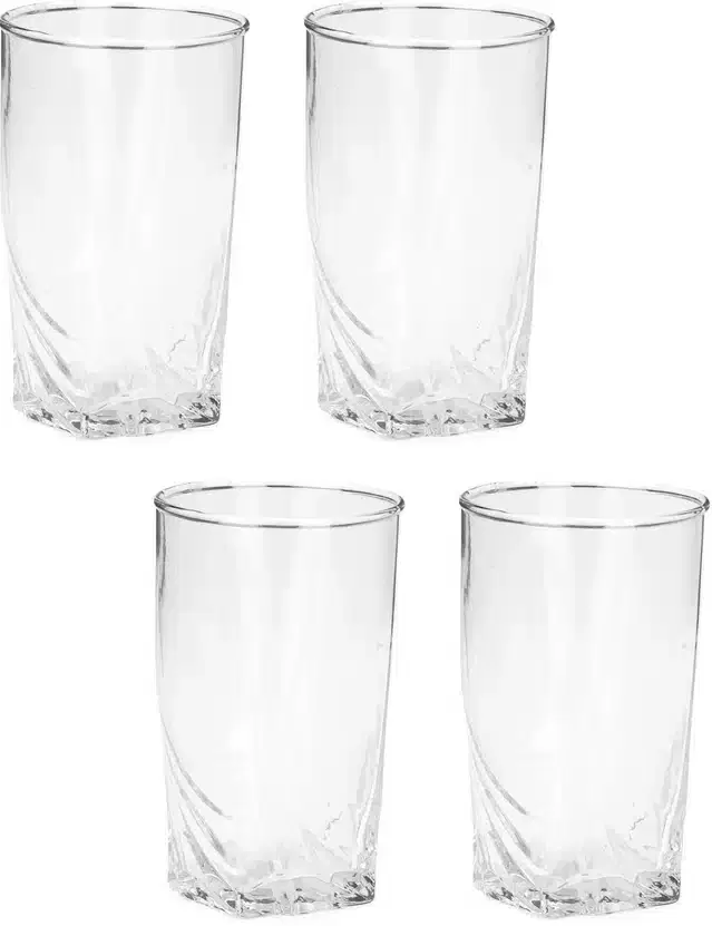 Liquor cum Cocktail Glasses, Transparent, 300 ml, Pack of 4