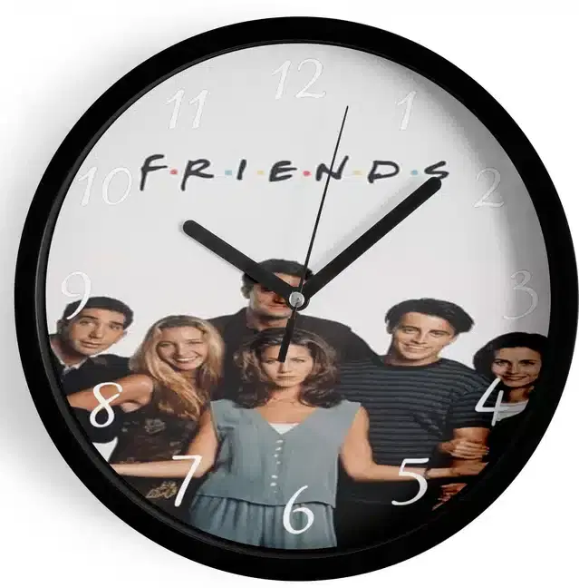 Analog Wall Clock for Home, Multicolor, 7 Inches