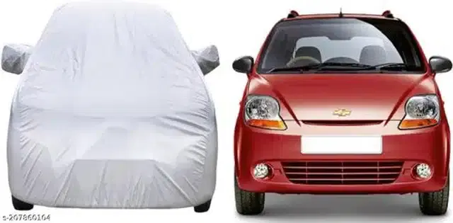 Taffeta Waterproof Car Cover for Chevrolet Spark, Multicolor