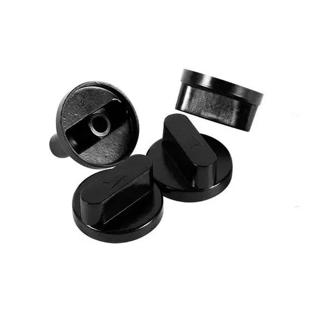 Gas Stove Knobs, Pack of 4, Black