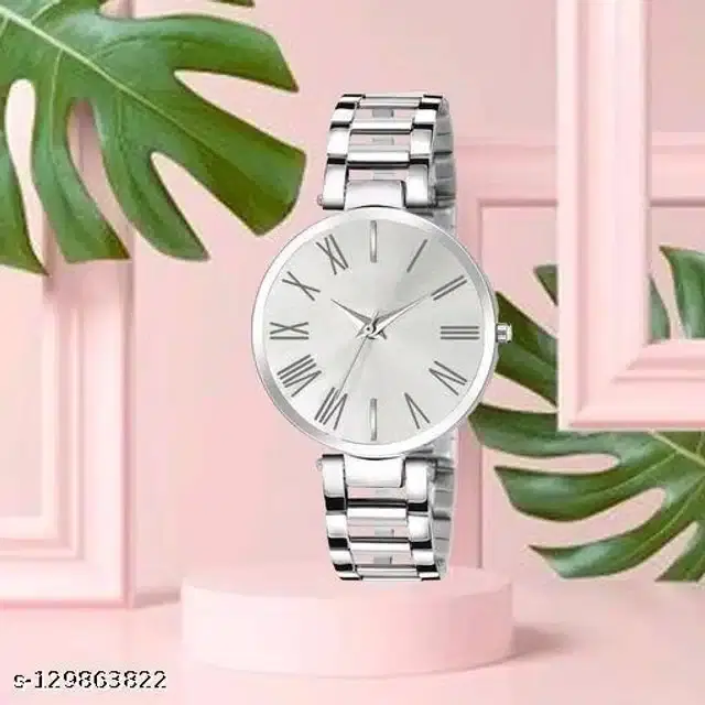 Analog Watch for Women (Silver)