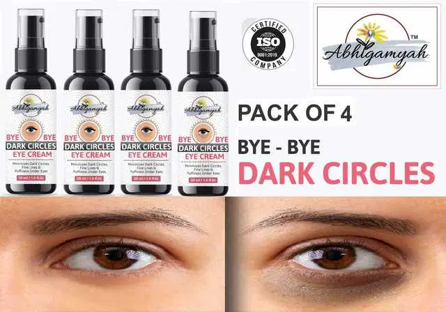 Abhigamyah Under Eye Cream Enriched With Natural Oils To Remove Dark Circles & Wrinkles, 50 ml, Pack Of 4, A-520