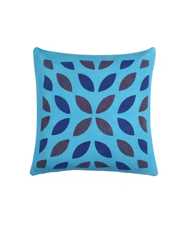 Cotton Cushion Cover, Sky Blue, 16x16 inches
