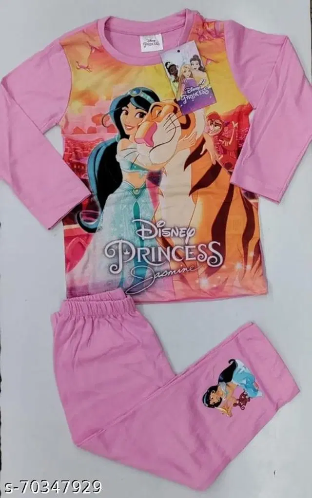 Cotton Clothings Set for Girls (Pink, 1-2 Years)