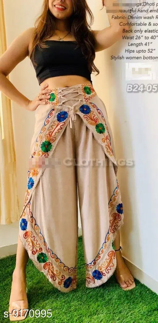 Printed Patiala for Women (Multicolor, 28)
