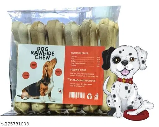 Rawhide Pressed Dog Chew bone ,250gm ,(Pack Of 1)