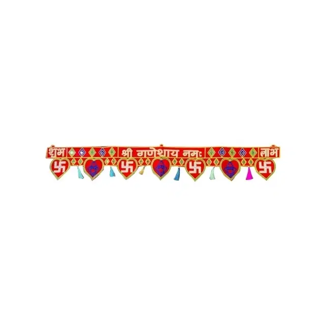 Diacraft Swastik Heart Shubh Labh Shree Ganesha Namah Toran