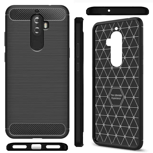 Silicone Mobile Back Cover for Lenovo xt1902-2 / K8+ Plus (Black)