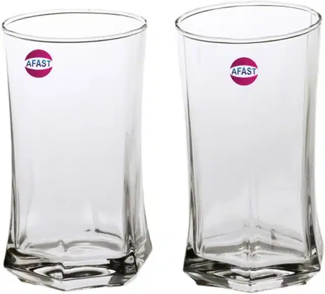 Fancy Water & Wine Glass, 280 ml, Pack of 2