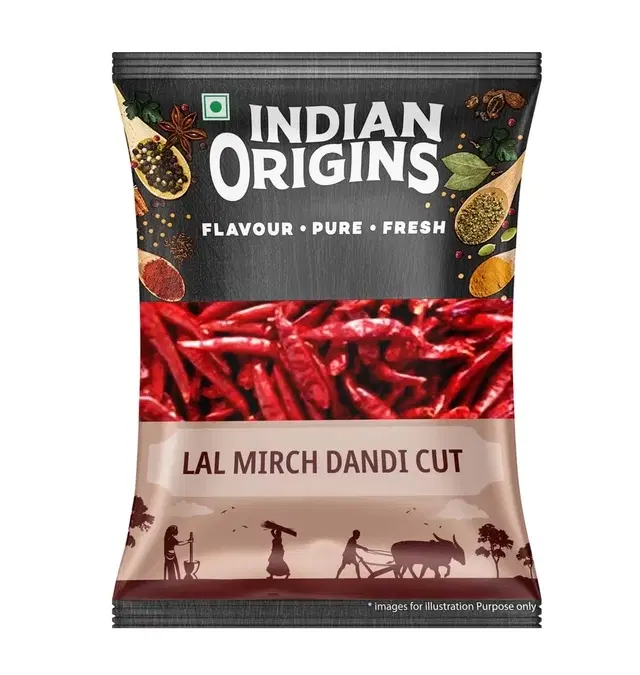 Indian Origins Lal Mirch Dandi Cut 50 g