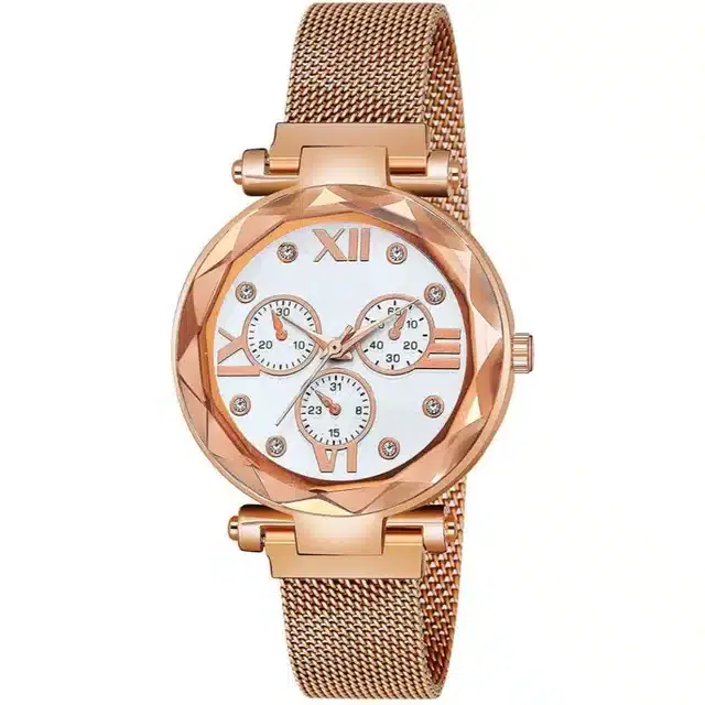 Women's Analog Watches, Pack of 1 (Rose Gold)