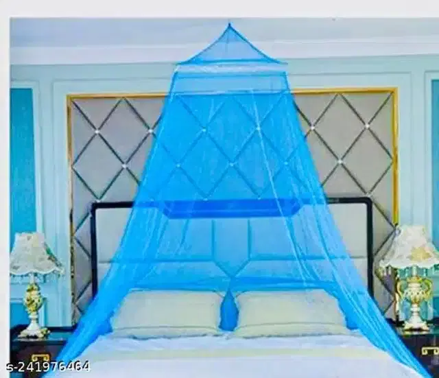 Nylon Mosquito Net, Blue, 6.7x6.5 Feet