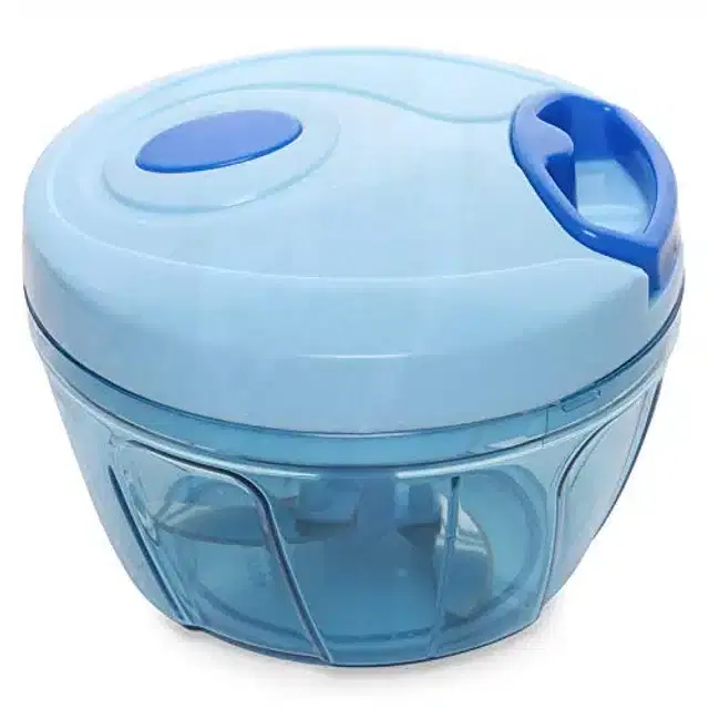 Manual Vegetable Chopper, Blue, 350 ml