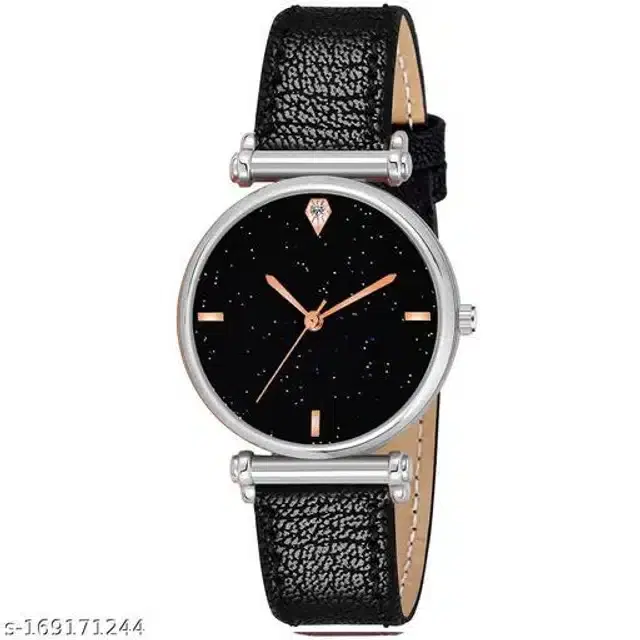 Analog Watch for Women (Black)
