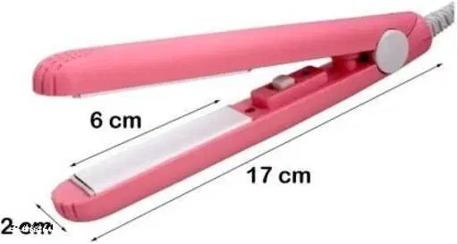 Electric Hair Straightener, Pink, 100 W