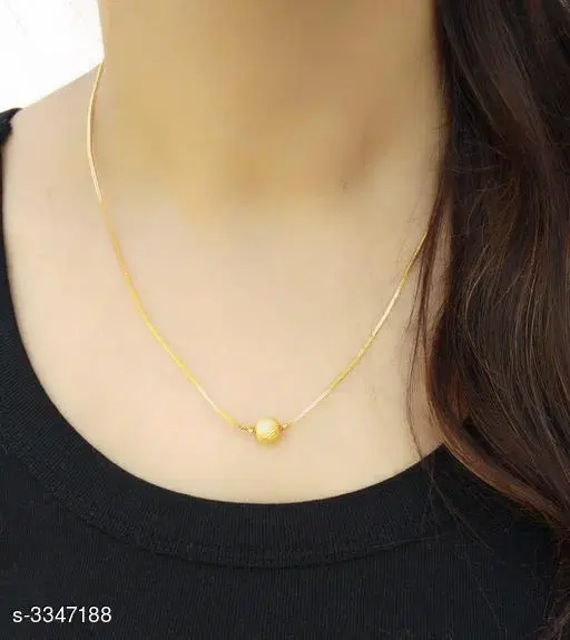 Necklaces & Chains for Women Gold Free Size
