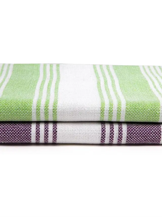 Cotton High Absorbent Bath Towels, Multicolor, Pack of 2