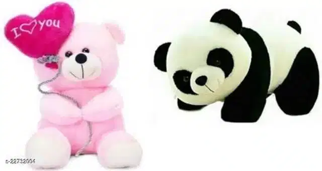 Stuffed Toys for Kids, Multicolor, Set of 2