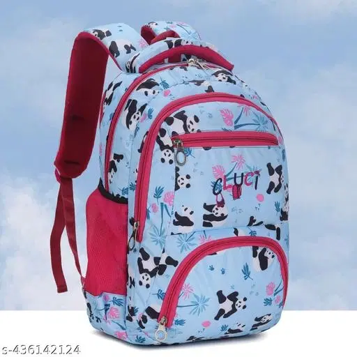 Canvas Backpack Bag, Blue