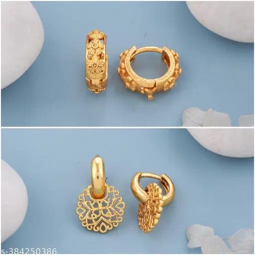 Earrings Combo,Gold-Plated Earrings, For Women Girls