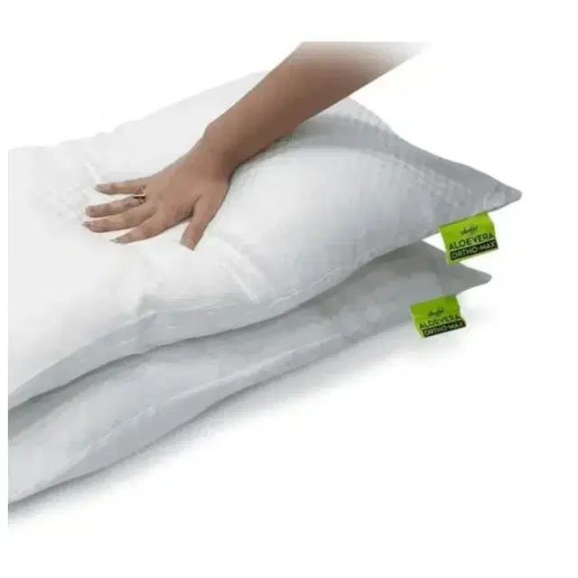 Kopa Aloevera Ortho-max Pillow 2000gsm BALVROMX-A-17X27-Set Of 2